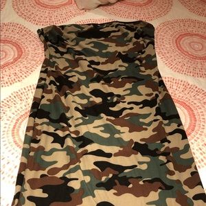 Camo tube dress
